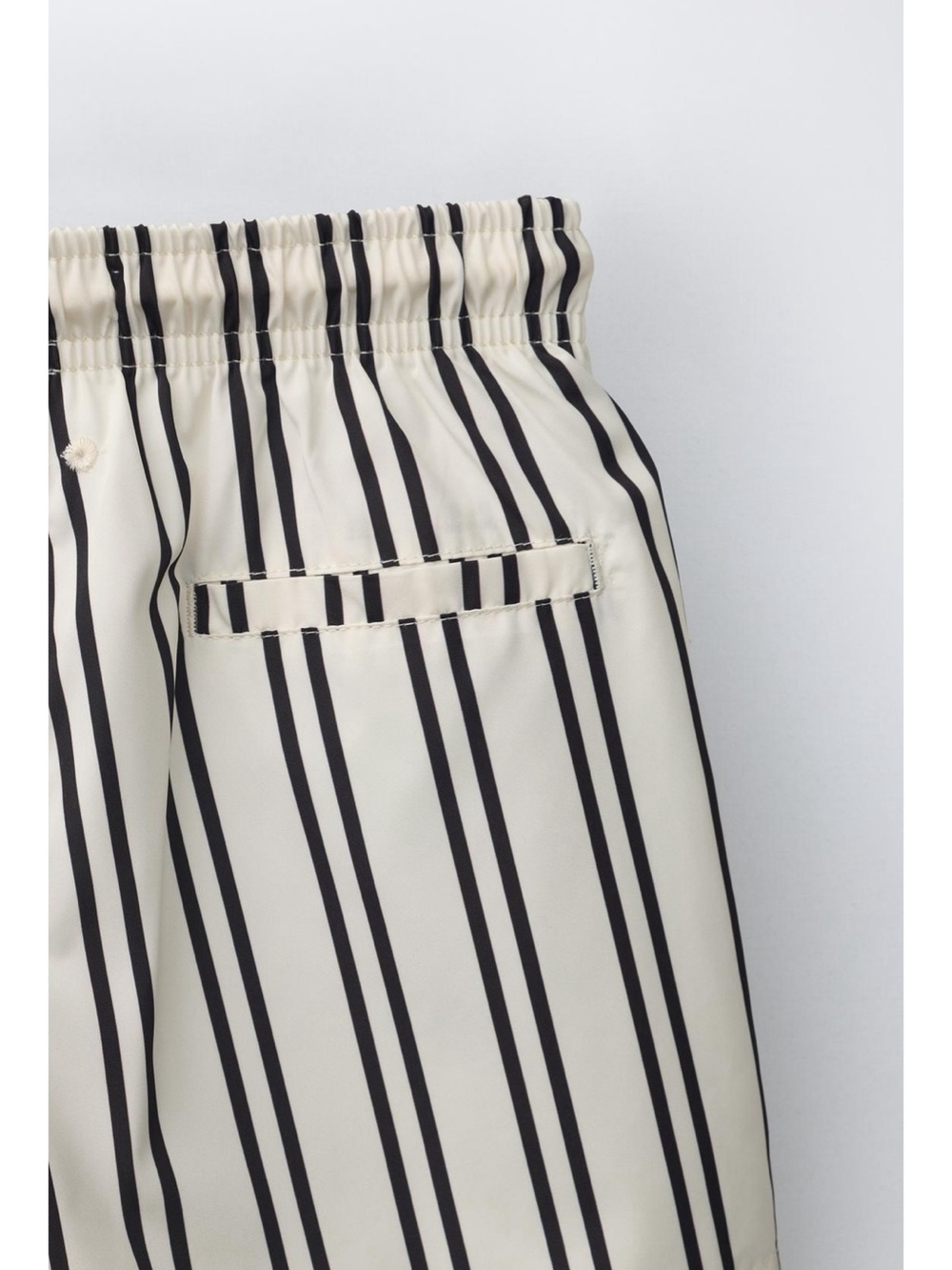 ZARA STRIPED SWIM SHORTS - Picture 4 of 10